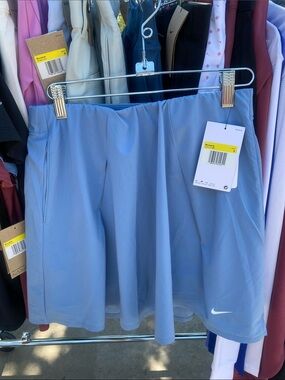 NWT Nike Women’s Golf/tennis skirt work blue with White Swoosh, small